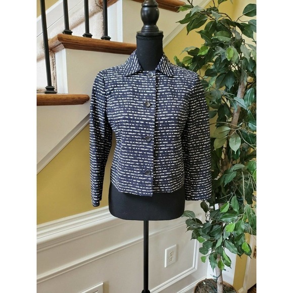 Women's Lavia Cotton Blazer Jacket Size 40 - Picture 1 of 11